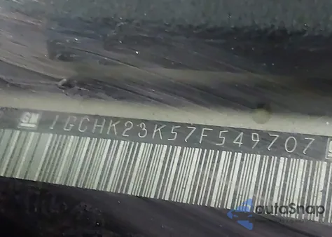 2007 Chevrolet Silverado 2500Hd Lt2 z USA, uszkodzony, nr VIN 1GCHK23K57F549707